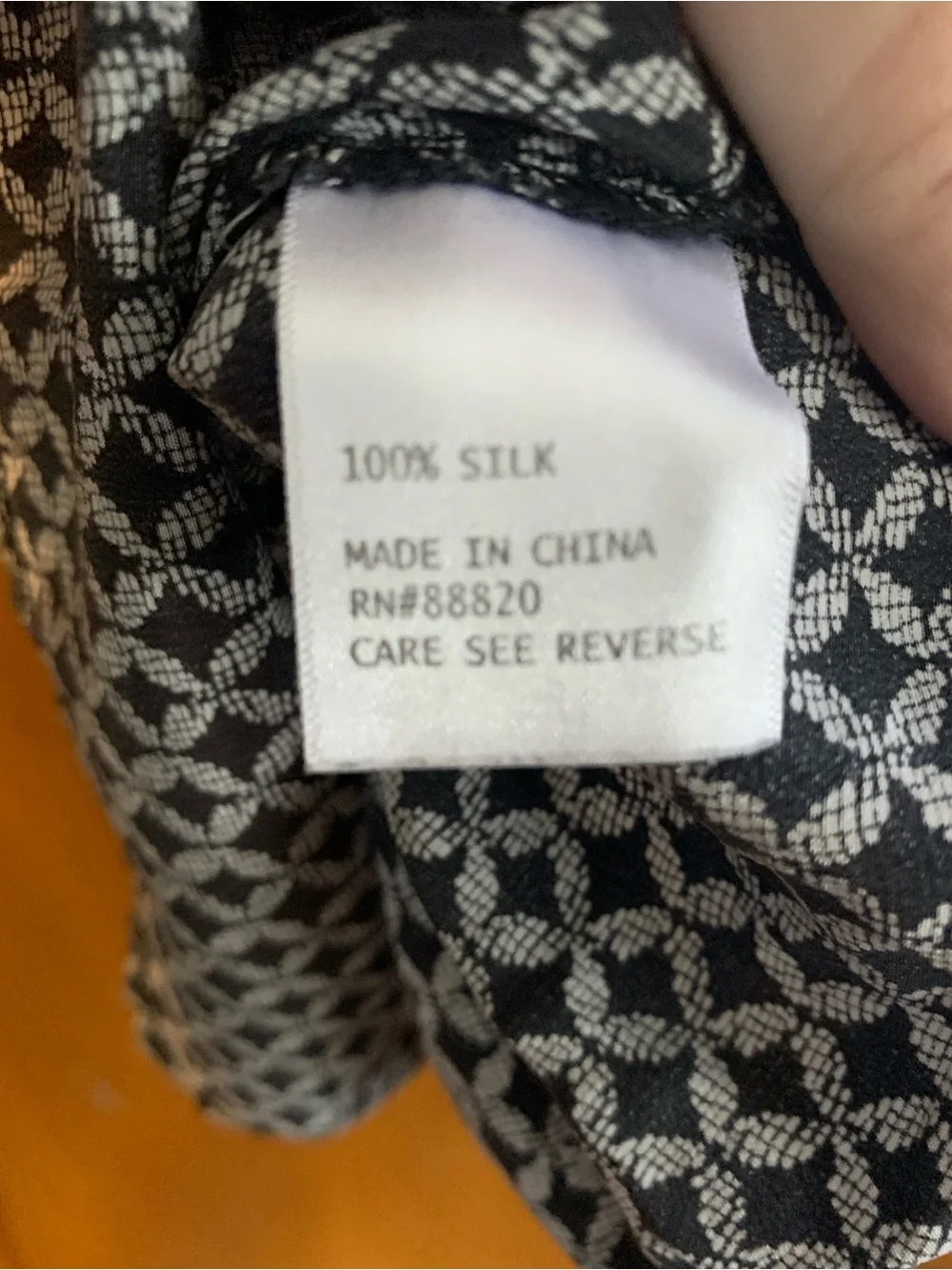 Cynthia Rowley Black and White Patterned Halter Camisole